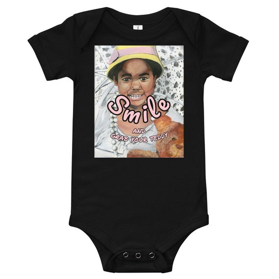 Smile and Grab your Teddy Baby short sleeve one piece