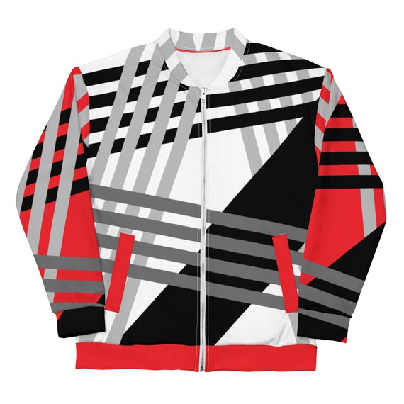Red Crossroads Unisex Bomber Jacket
