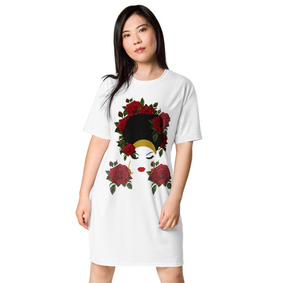 She's a Rose T-shirt dress