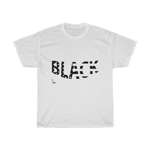 Black American Unisex Heavy Cotton Tee