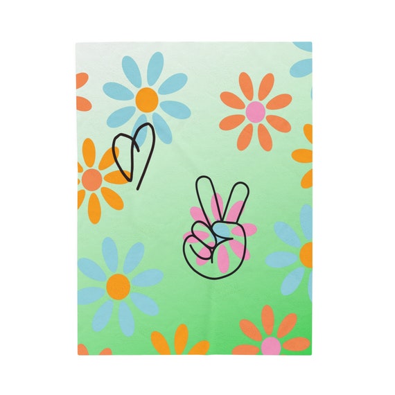 Velveteen Plush Blanket / Graphic Throw Blanket