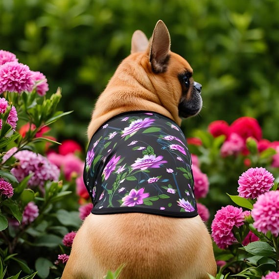 Life is Art Floral Bloom Pet Tank Top