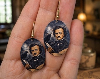 Edgar Allan Poe Earrings