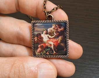 Herfstketting van Corrado Giaquinto, Dionysus, Bacchusgod van de wijn,