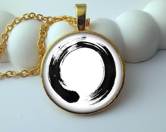 Enso Circle Halsband – Zen Buddhism Symbol Hänge