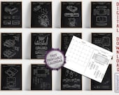 Retro Game Console Patent Prints: Gamer Room Wall Art [Volumes 1 & 2 - Black] (Digital Download)