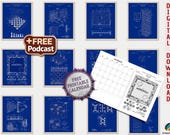 Vintage Board Game Patent Prints + PODCAST: Blueprint Wall Art [Volumes 1 & 2 - Blueprint]  (Digital Download)