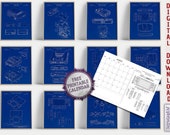 Retro Game Console Patent Prints: Blueprint Gaming Room Decor [Volumes 1 & 2 - Blueprint] (Digital Download)
