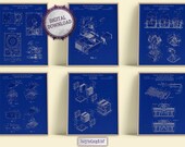 Computer Patent Prints (Set of 6): Geek Wall Art [Volume 1 - Blueprint] (Digital Download)
