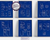 Arcade Machine Patent Prints: Blueprint Gaming Room Decor [Volume 1 - Blueprint] (Digital Download)