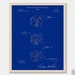 Set of 6 Game Patent Prints vol. 2 Blueprint Classic Games Night. Retro ...