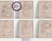 Retro Game Console Patent Prints: Gaming Room Wall Art  [Volume 2 - Old Paper] (Digital Download)