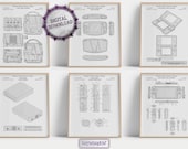 Retro Game Console Patent Art Prints: Gamer Room Decor [Volume 2 - White] (Digital Download)