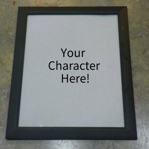 Custom 8x10 Anime Glass Painting | Customizable Acrylic glass painting