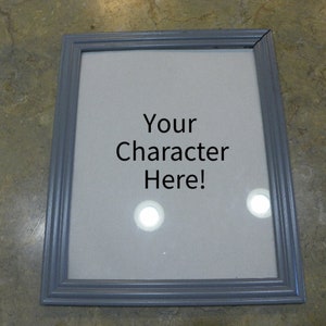 Custom 8x10 Anime Glass Painting | Customizable Acrylic glass painting
