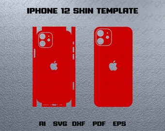 Iphone Vinyl Skin Template Cricut Etsy