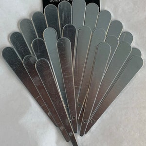 Metall Marker 3 in Aluminium Gartenstecker Flache Pflanze Veggie Blume Label Tag Personalisieren für immer wiederverwendbar Ecosafe CANADIAN 3 "/ 20pk see6 "& 10"