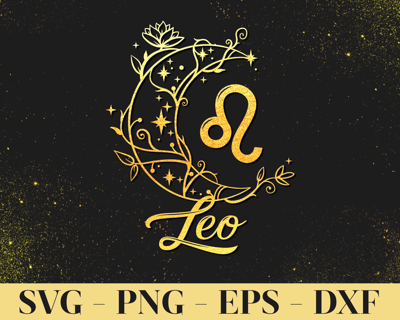 Leo Zodiac SVG PNG Cut File Etsy