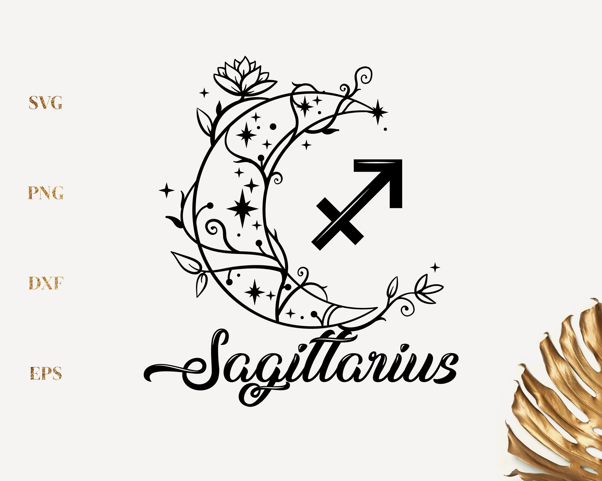 Sagittarius Zodiac Svg