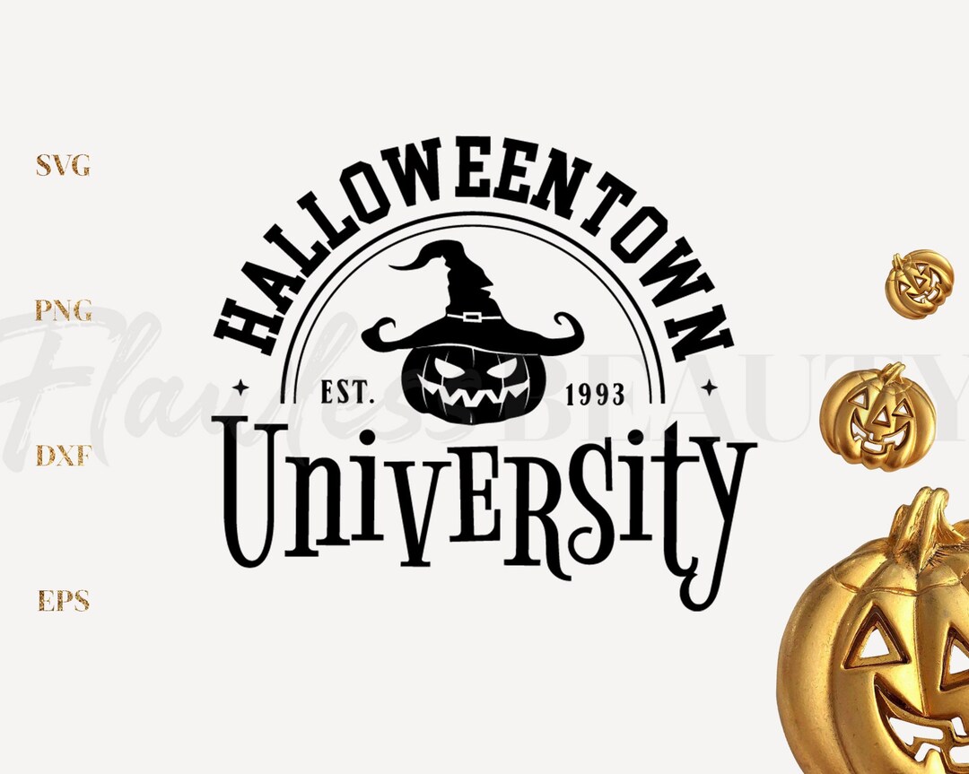 Halloweentown University SVG Halloweentown Png Halloween - Etsy