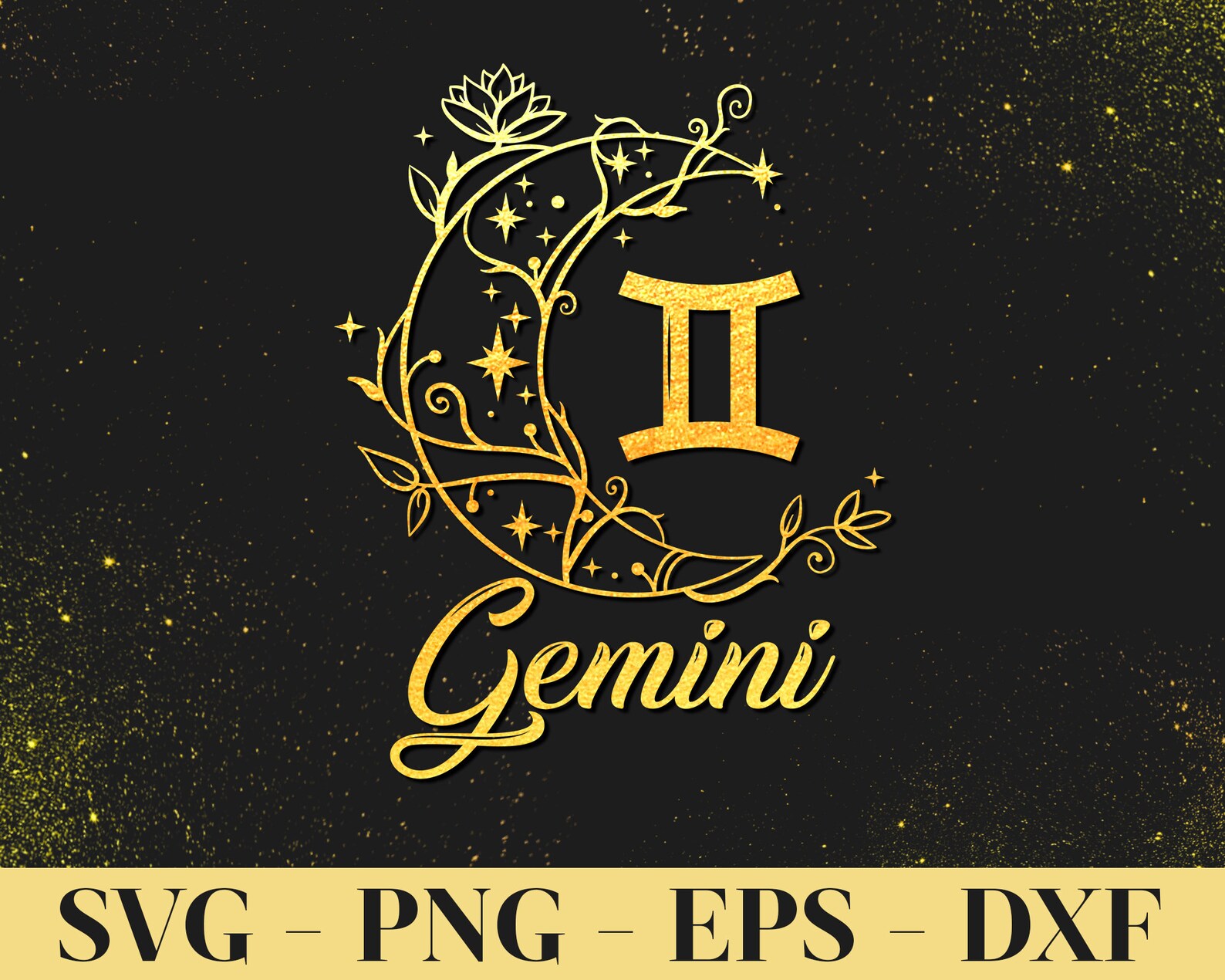 Gemini Zodiac SVG PNG Cut File Etsy