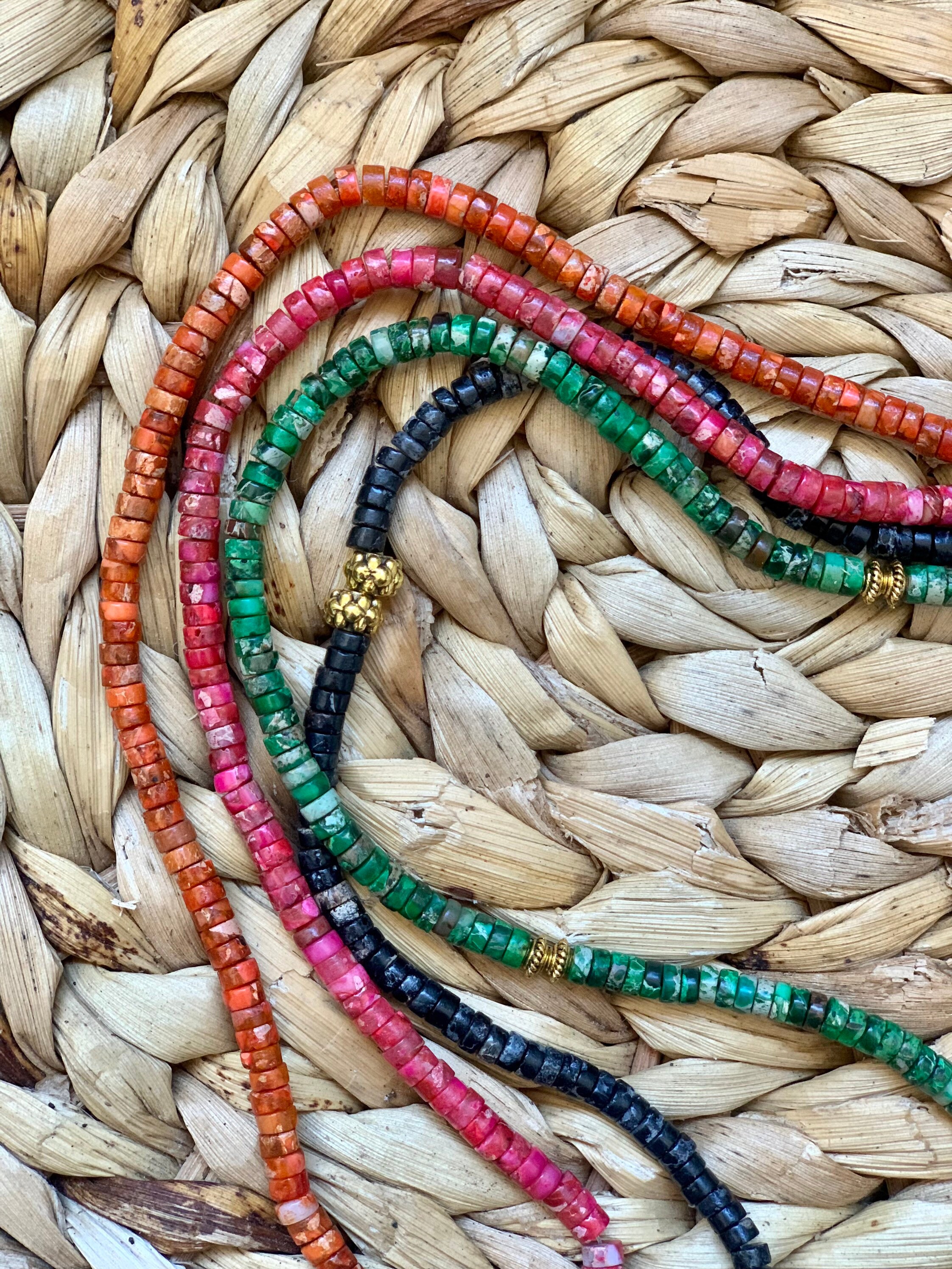 Josh Necklace Sezane Style Heishi Beads Etsy UK