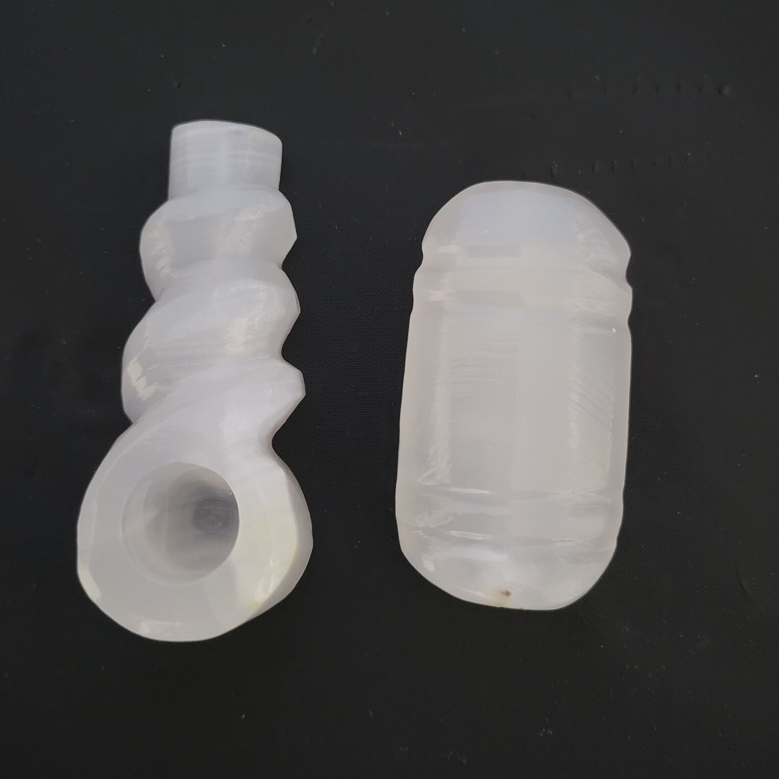 Beautiful clear onyx pipes with complementing clear cigar Etsy