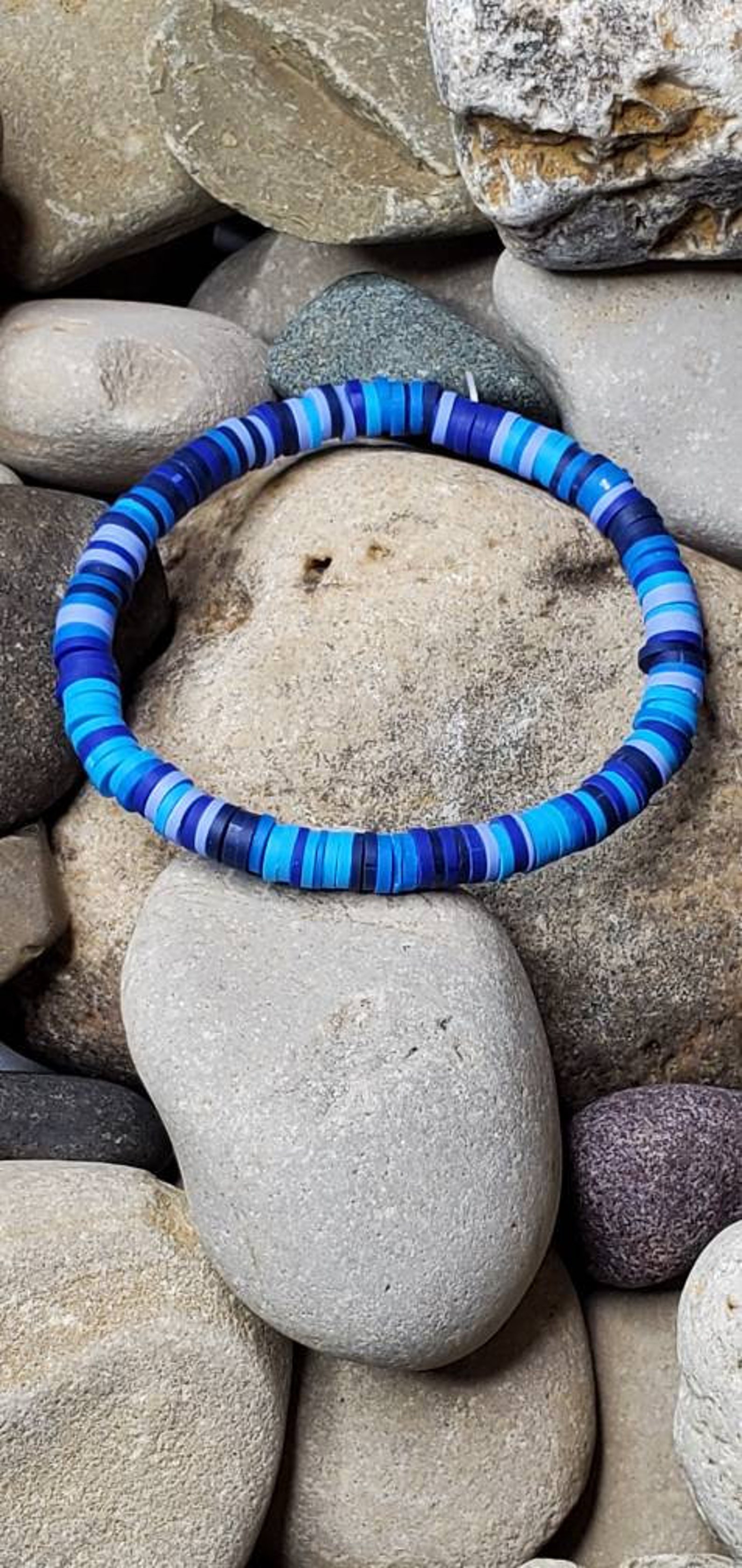 Heishi discs bracelet flat clay 6mm polymer beads Etsy