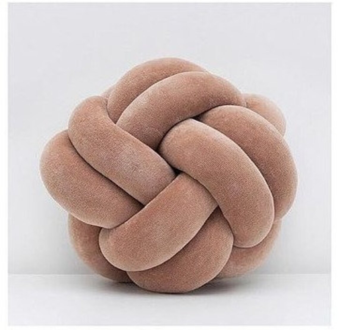 Knot Cushion Knot Pillow Round Nordic Decorative Cushion Etsy
