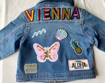 Custom Jean Jacket for Babies, Toddlers, and Kids | Personalized Denim Jackets