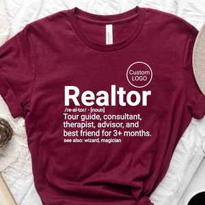 Custom Realtor Shirt, Real Estate shirt, Gift for Realtor, Custom Realtor definition shirt, Funny Real Estate Shirt, Real Estate Agent Gift