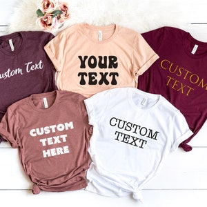 Personalized T-shirt, Custom T-Shirts, Custom Shirt, Personalized Shirt, Custom Shirt Printing, Custom Shirt for Women, Custom Shirt for Men