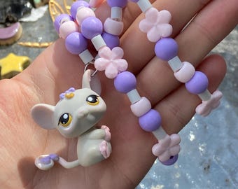 LPS Mouse Kandi Necklace