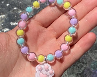 Cat Paw Kandi Bracelet