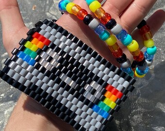 Cassette Tape Kandi Necklace