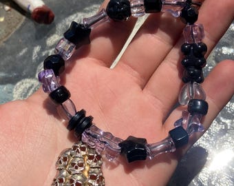 Skulls Kandi Bracelet