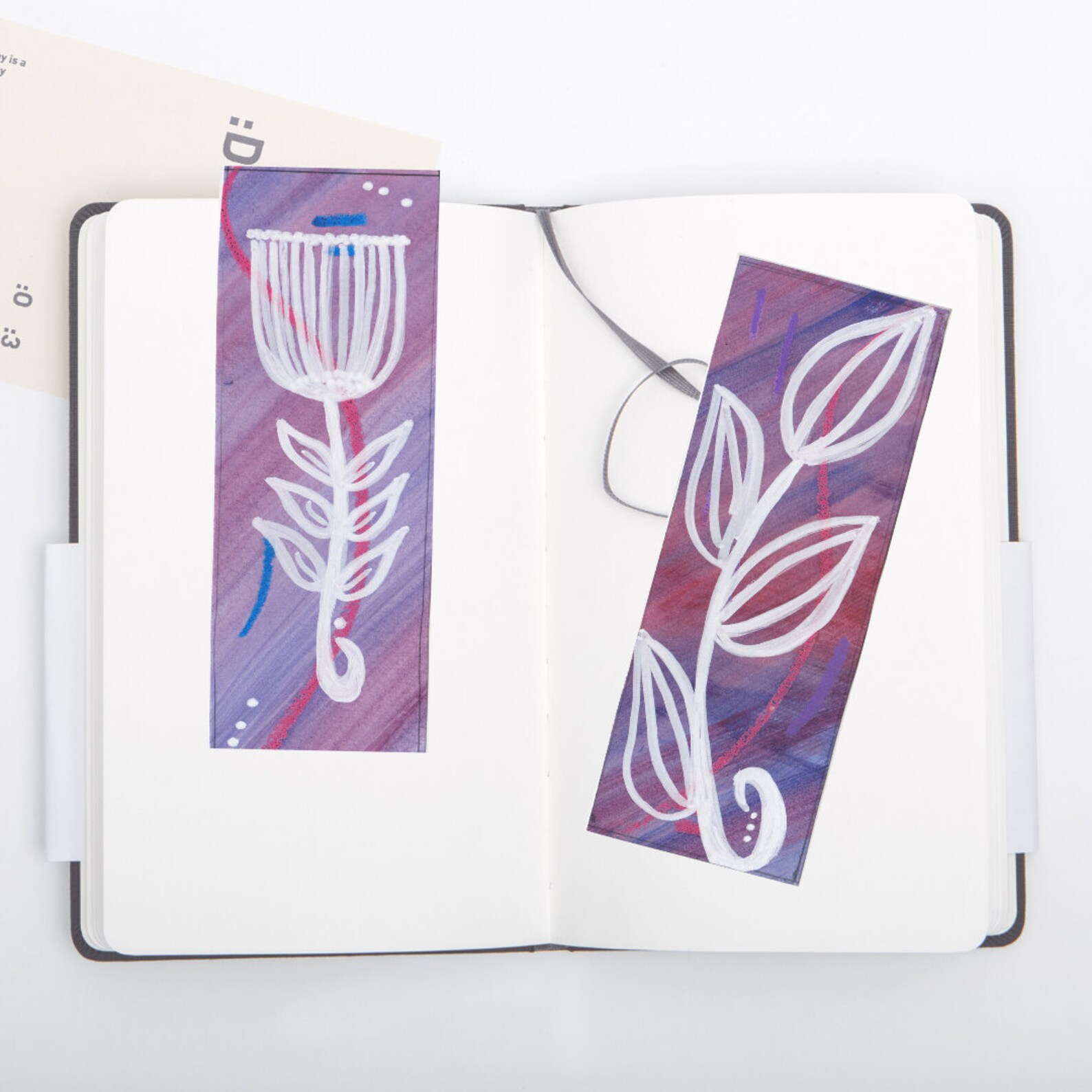 Eco Friendly Bookmarks Abstract Design Etsy