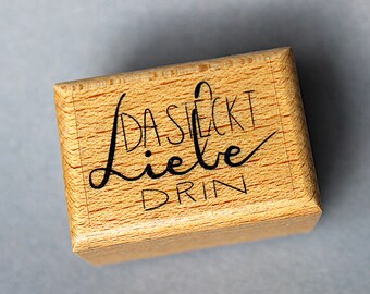 Stempel "Da steckt Liebe drin"