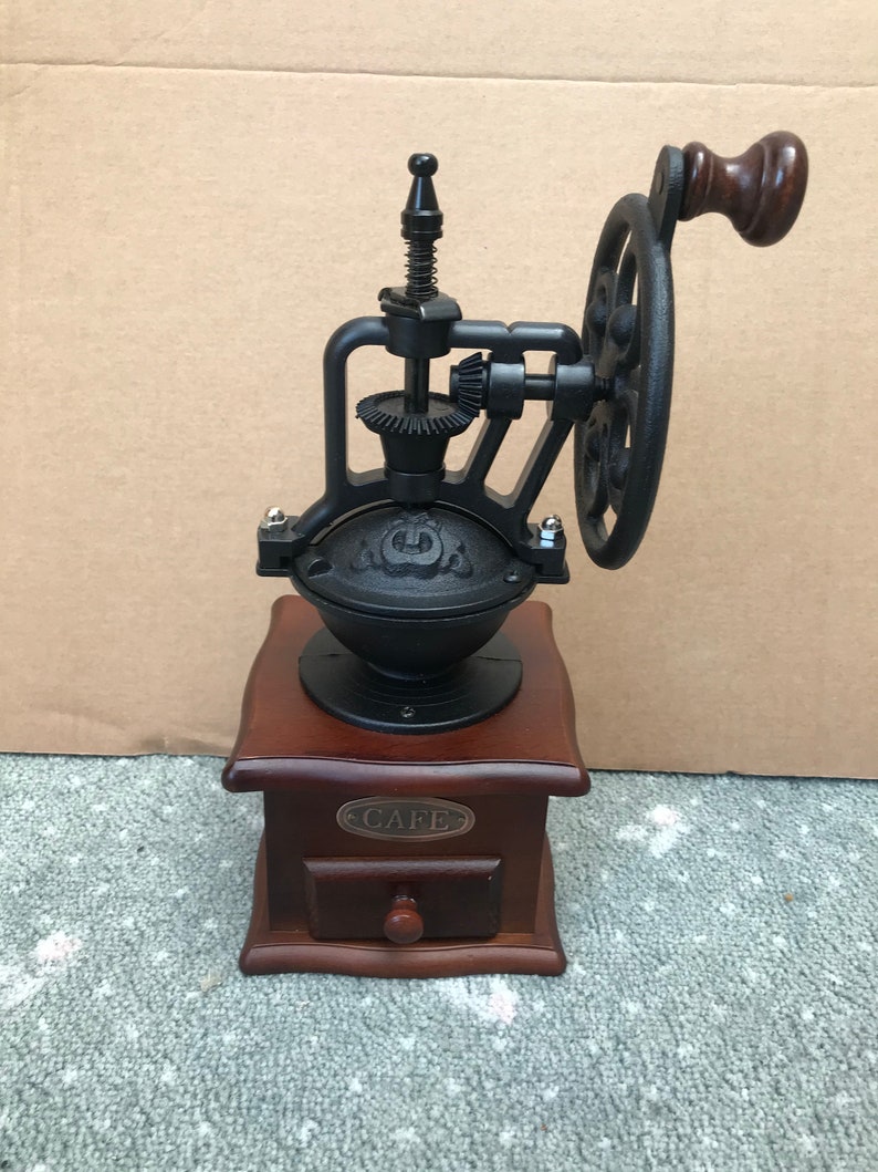Antique Looking Hand Coffee Grinder Etsy