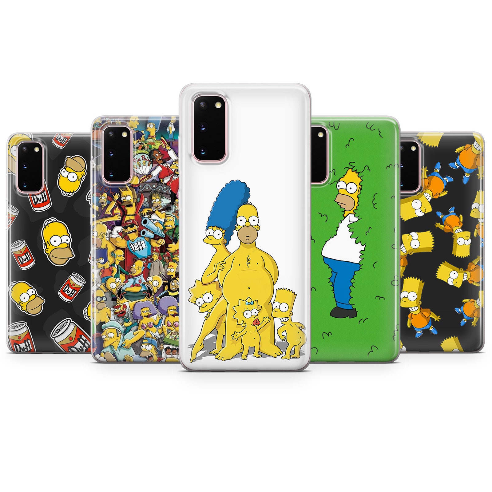 The Simpsons Phone Case Simpson Family Cover fits for iPhone Etsy