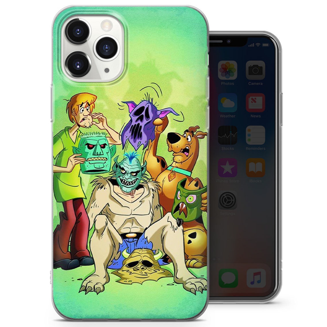 Scooby Doo Phone Case Cartoon Cover fits for iPhone 12 Pro Etsy