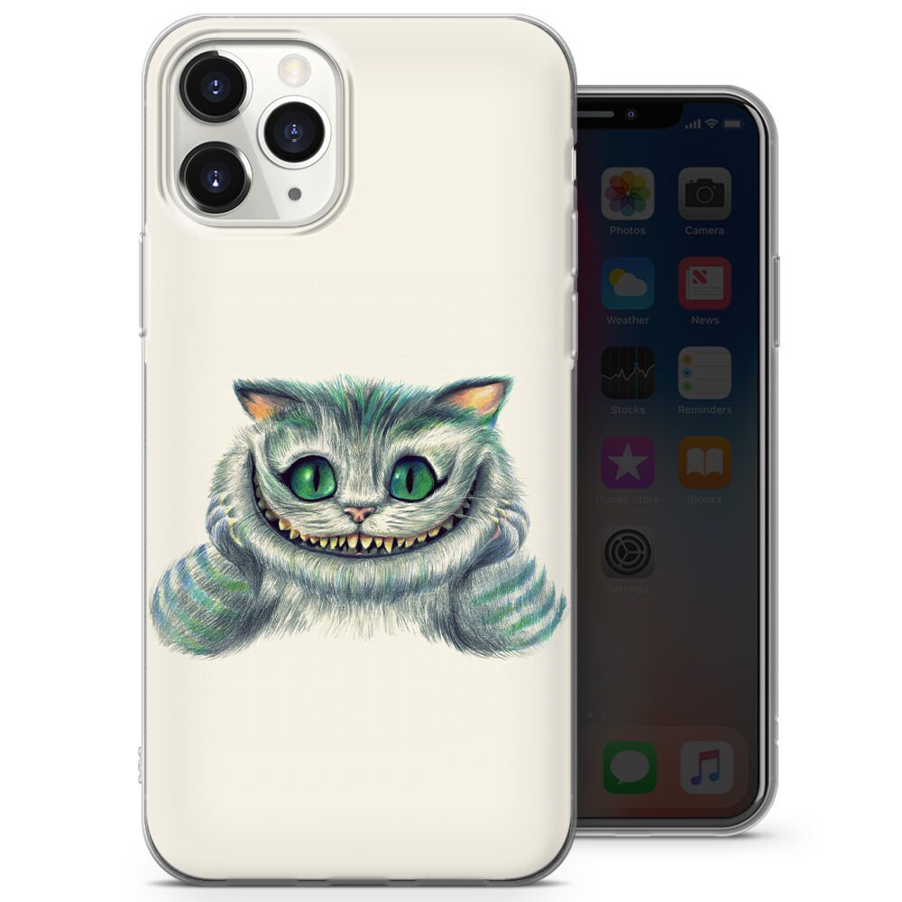 Cheshire Cat Phone Case Alice in Wonderland Cover fits for Etsy