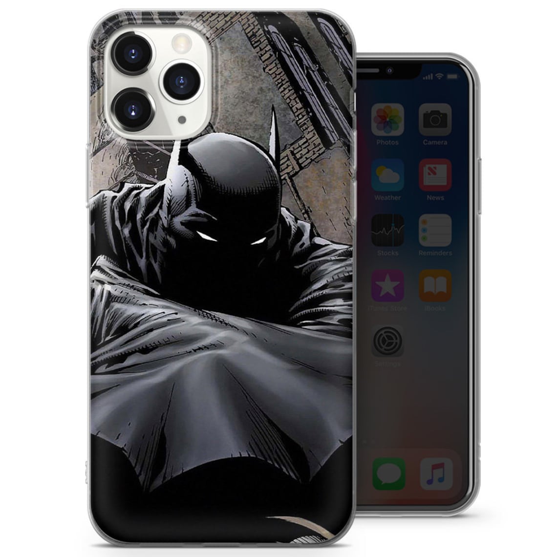 Batman Phone Case SuperHero Cover fits for iPhone 12 Pro Max Etsy