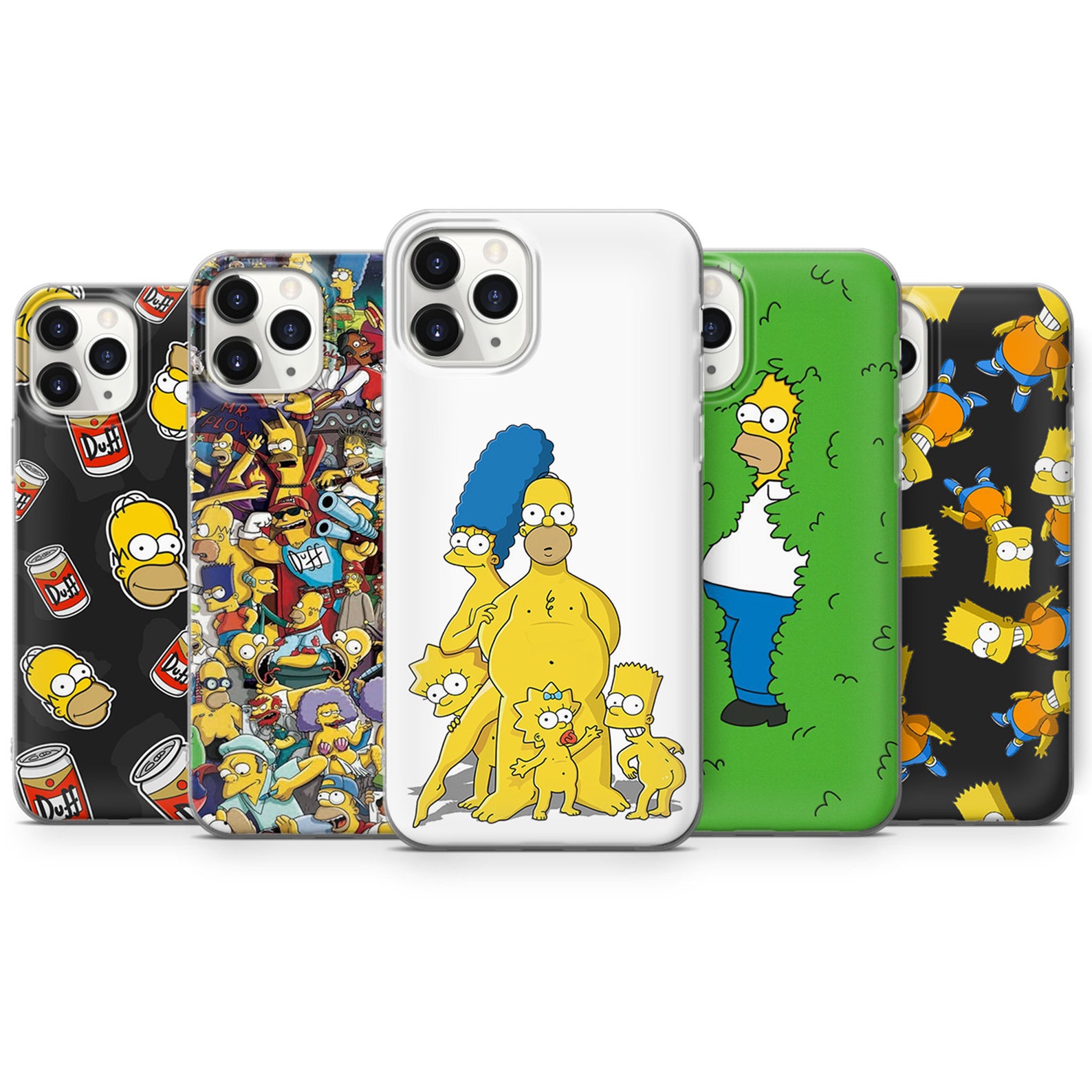 The Simpsons Phone Case Simpson Family Phone Cover fits for Etsy