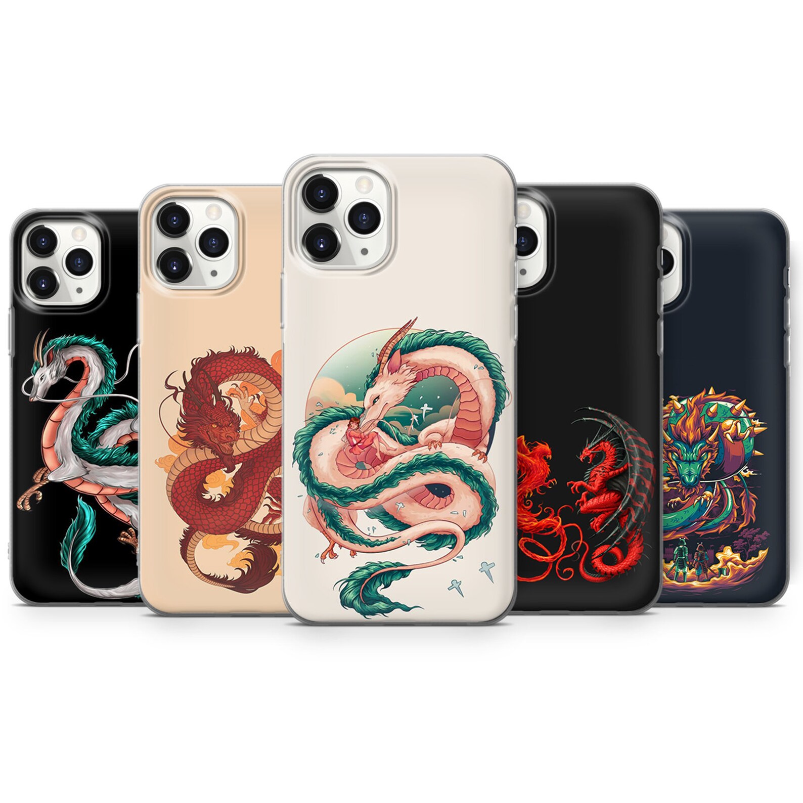 Japanese Dragon Phone Case Drago Cover fits for iPhone 12 Pro Etsy