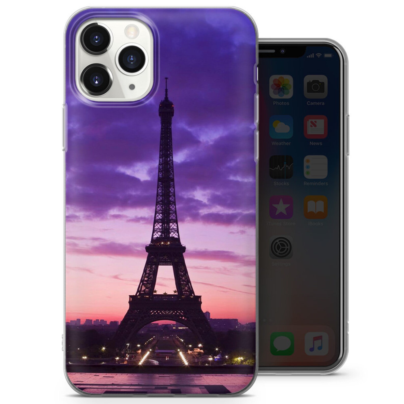 Eiffel Tower Phone Case Paris Cover fits for iPhone 12 Pro Etsy