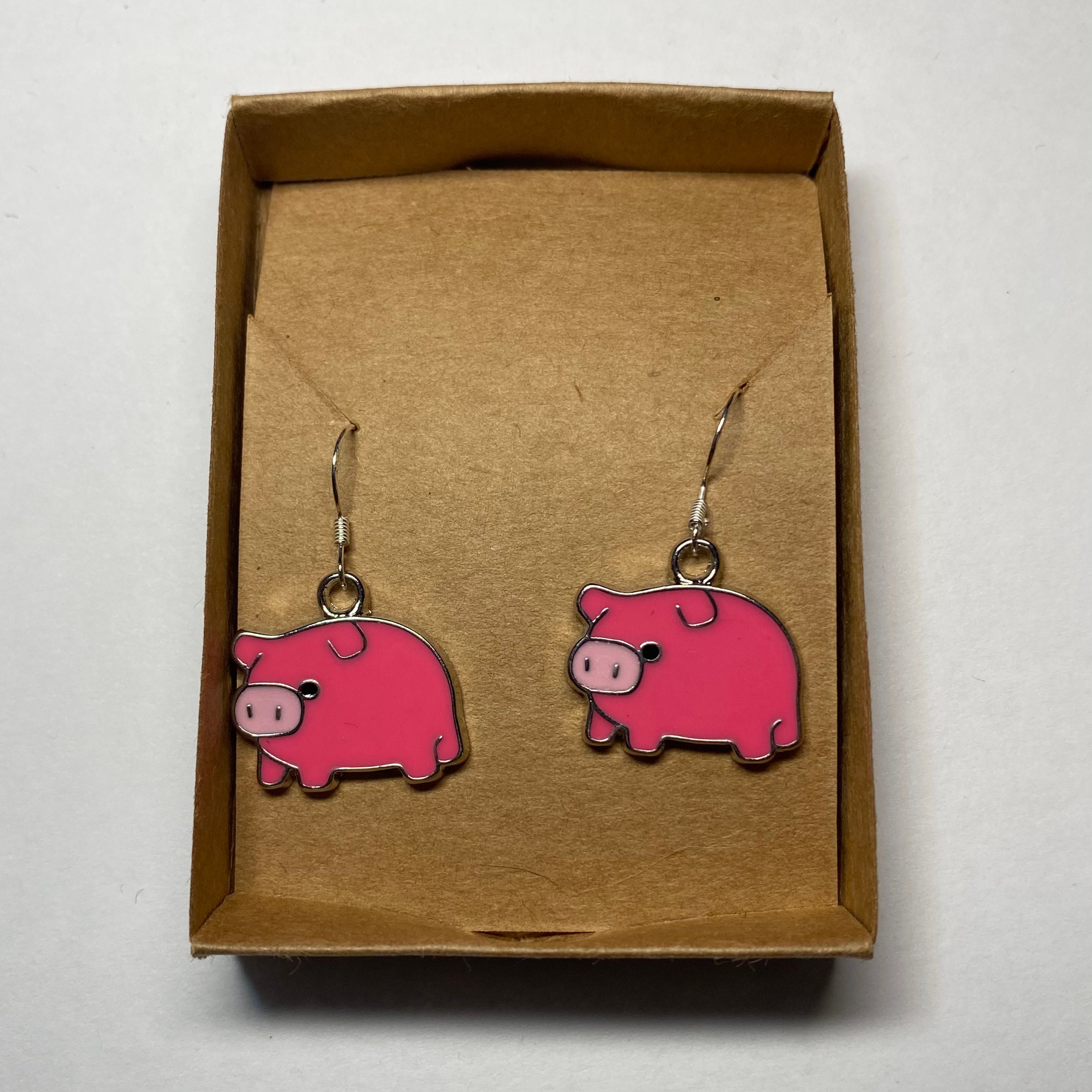 Cute Pig Dangle Earrings For Women & Girls – Hypoallergenic Acrylic Animal Earrings, Perfect Gift For Birthdays & Parties - View #5