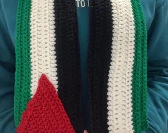 Crochet Palestine scarf pattern