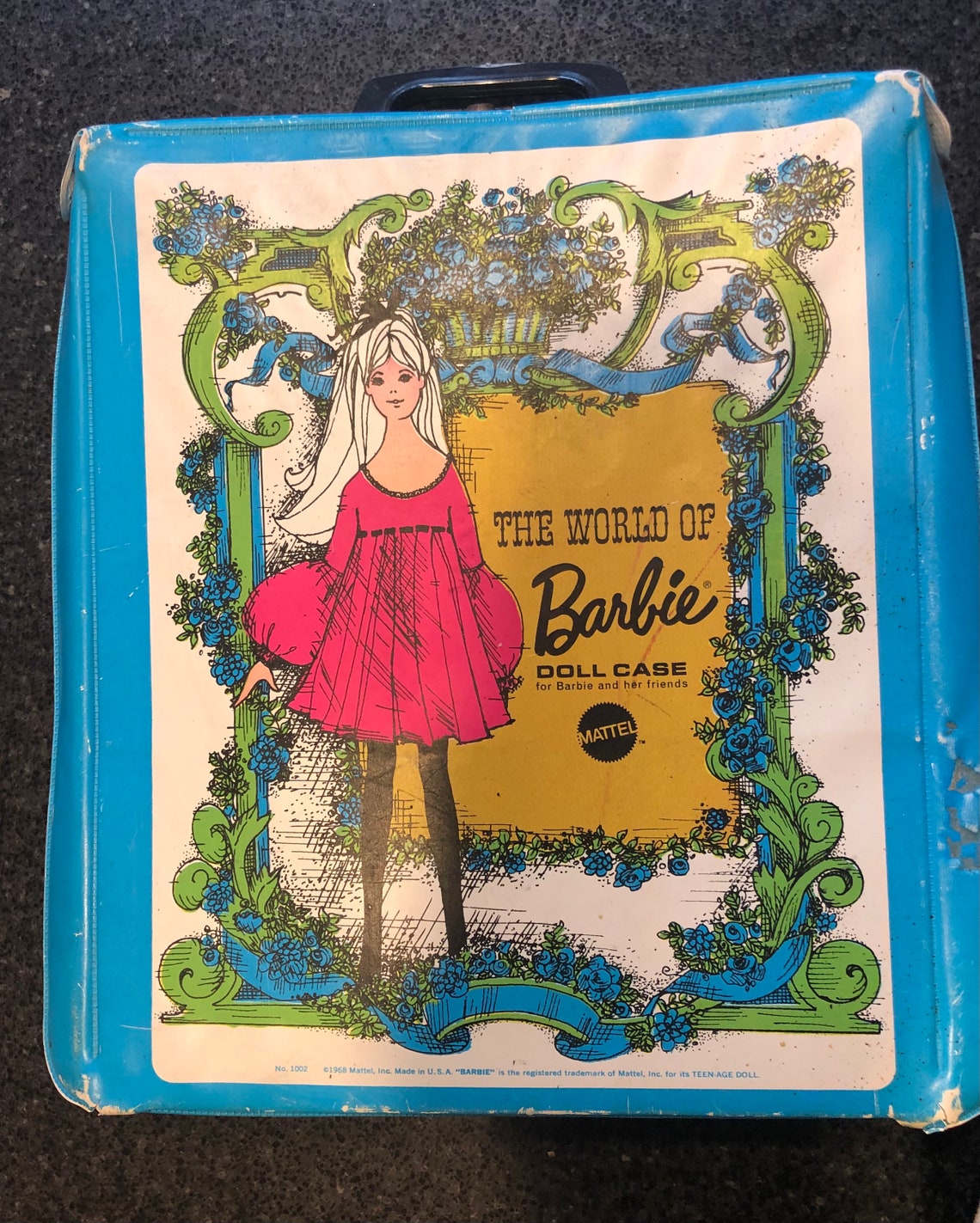 VINTAGE Mattel The World of Barbie Doll Case 1968 Etsy