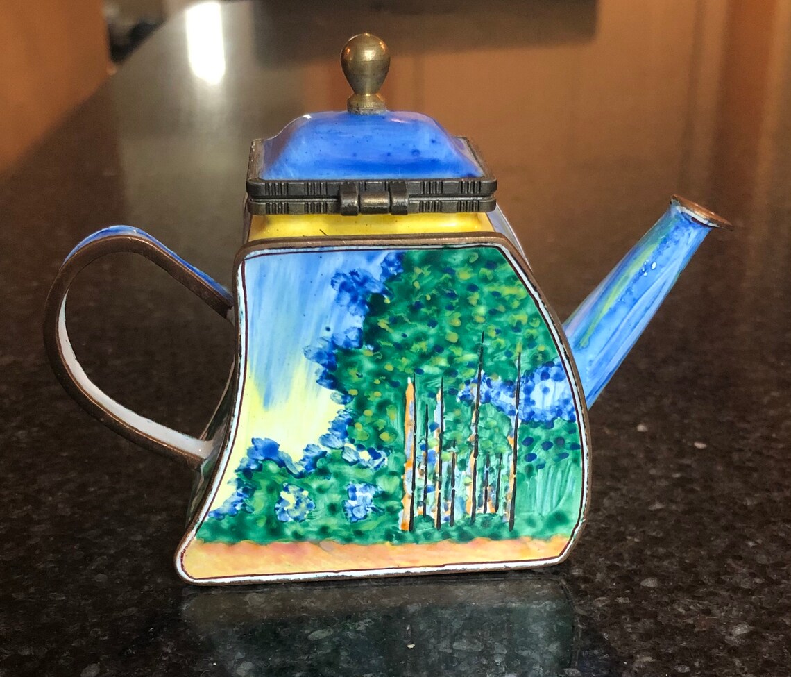 Kelvin Chen No. 418 Miniature Teapot Enamel/Enameled on Etsy